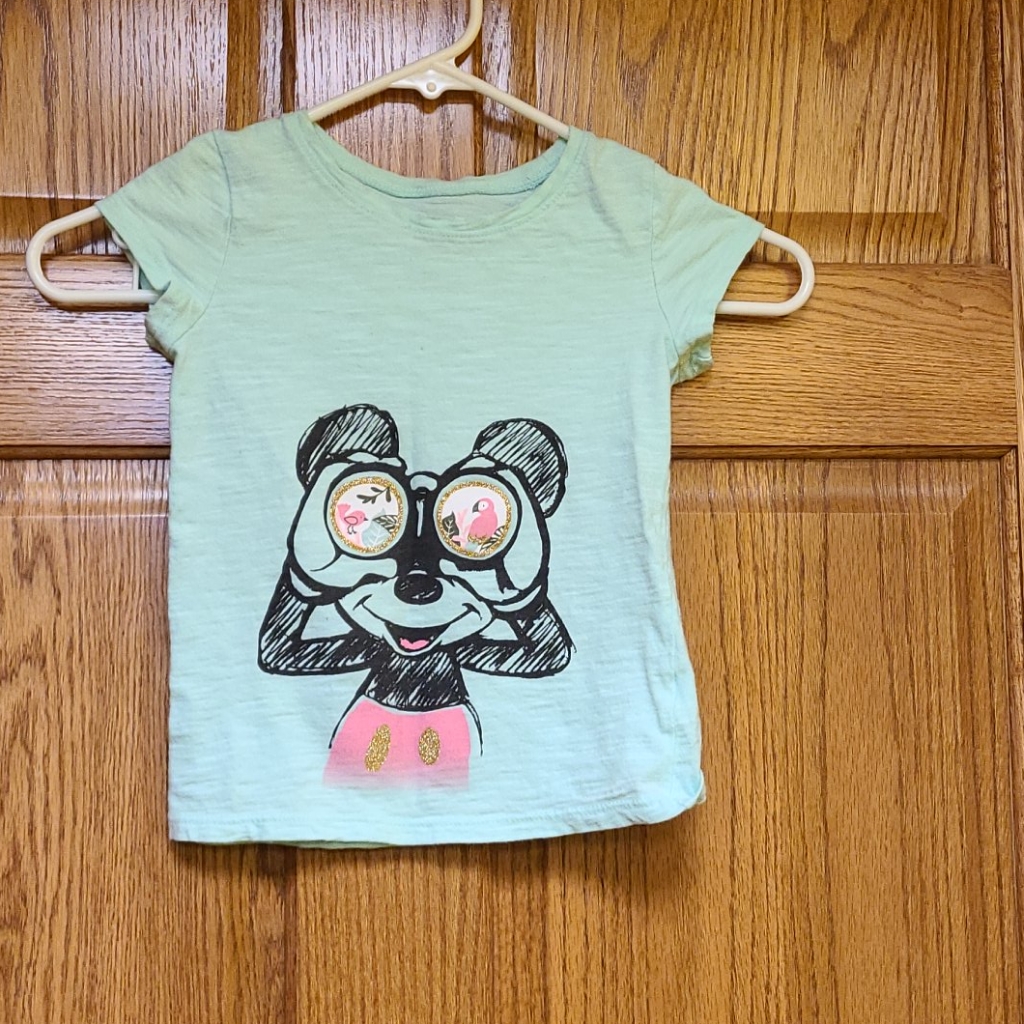 4 For $12 Girls Mickie Mouse Tee, Sz 4t